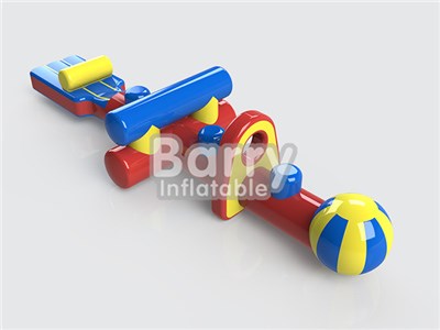 Inflatable Aqua Toys Challenge Run, Small Water Obstacle Course With Low Price BY-AR-013